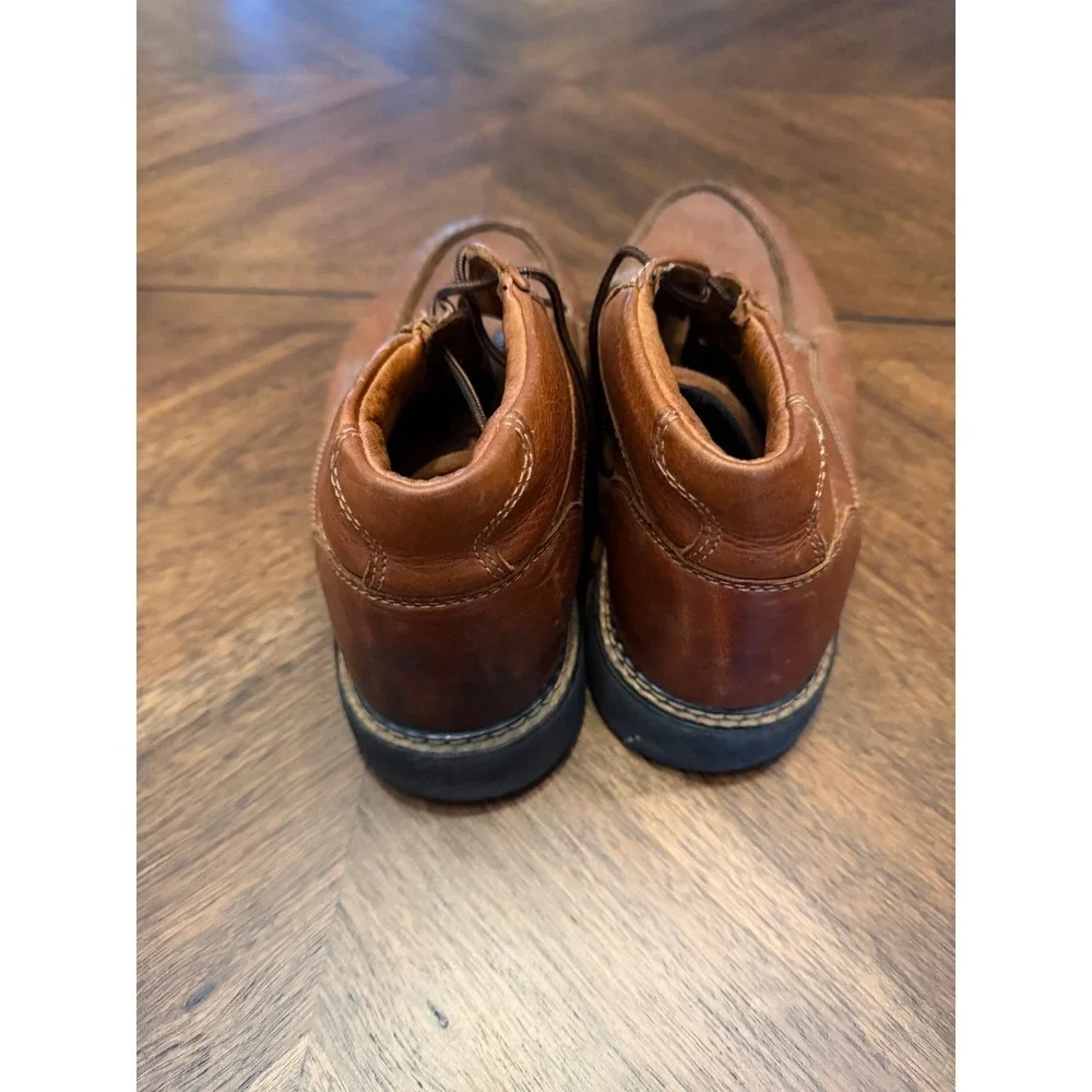 Ariat Mens Spitfire Brown Leather Moc Toe Chukka Boots 10002521 Size 9.5 D
